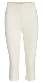 Capri Bukser med Bred Elastik og Blød Stretch Kvalitet