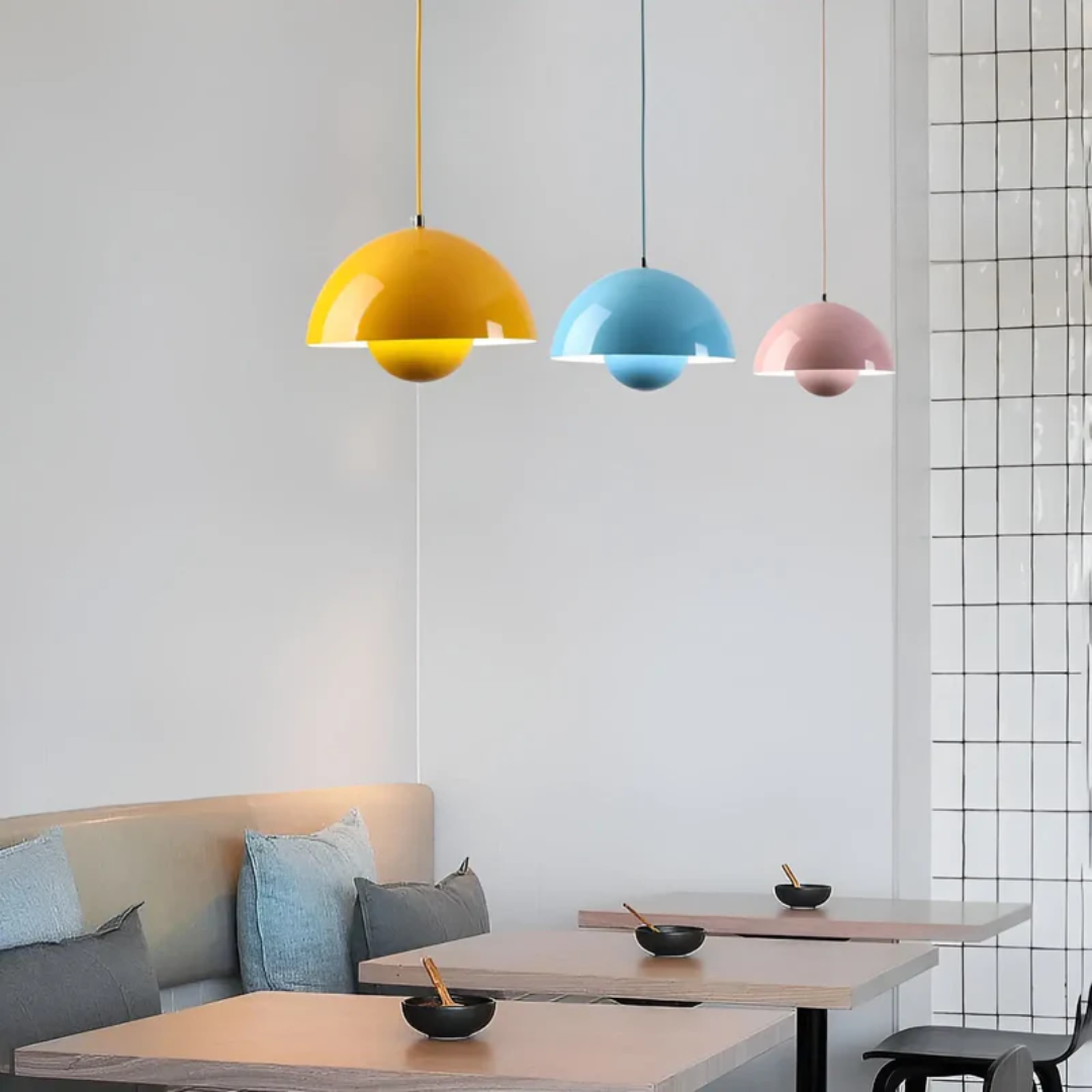 NordicBlossom Lampada a pendolo LED in stile scandinavo