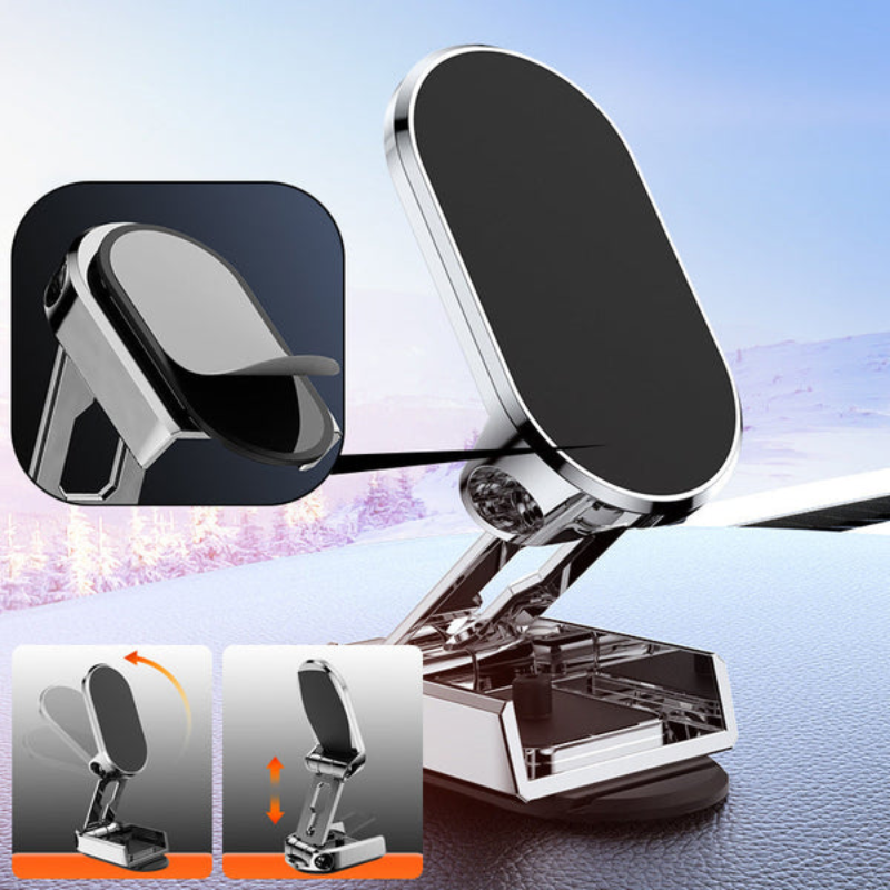ANFINITE Holder360° Magnetisk Telefonholder til Bil (Foldbar)