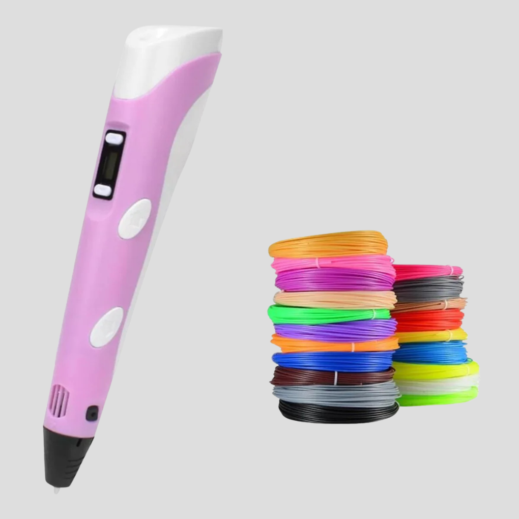 3D Kreativ Tegnepen – Justerbar Hastighed, USB-Drevet, Kompatibel med PLA og ABS Filamenter
