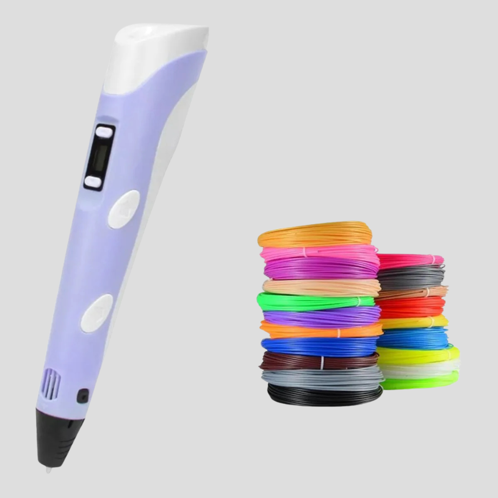 Penna 3D Creativa – Velocità Regolabile, Alimentata USB, Compatibile con Filamenti PLA e ABS