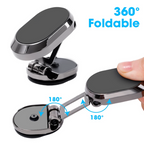 ANFINITE Holder360° Supporto Magnetico per Telefono da Auto (Pieghevole)