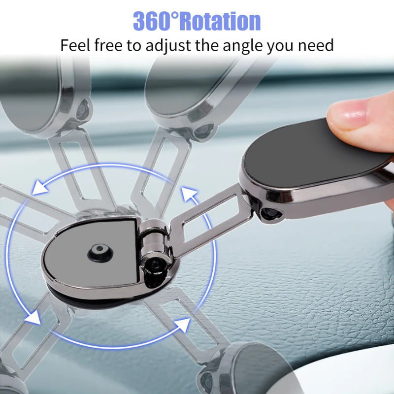 ANFINITE Holder360° Supporto Magnetico per Telefono da Auto (Pieghevole)