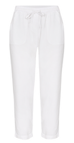 Pantaloni in Cotone con Cintura e Vestibilità Relax