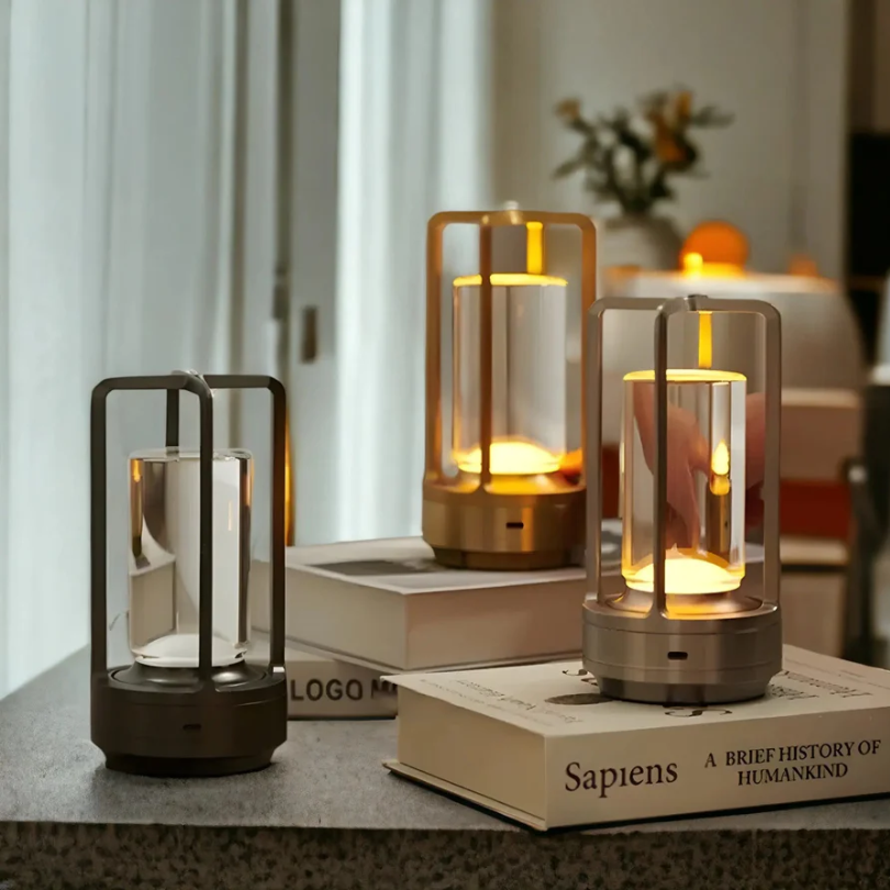 NordicaGlow Lampada da Tavolo LED Wireless in Design Scandinavo