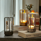 NordicaGlow Lampada da Tavolo LED Wireless in Design Scandinavo