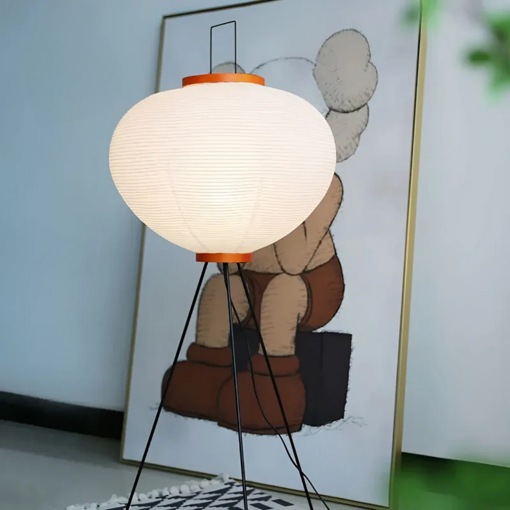 Lampada LED in Carta di Riso Wabi-Sabi - ZenAura
