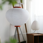 Lampada LED in Carta di Riso Wabi-Sabi - ZenAura