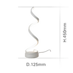 Lampada da tavolo moderna a spirale regolabile - LumaSpiral