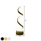 Lampada da tavolo moderna a spirale regolabile - LumaSpiral