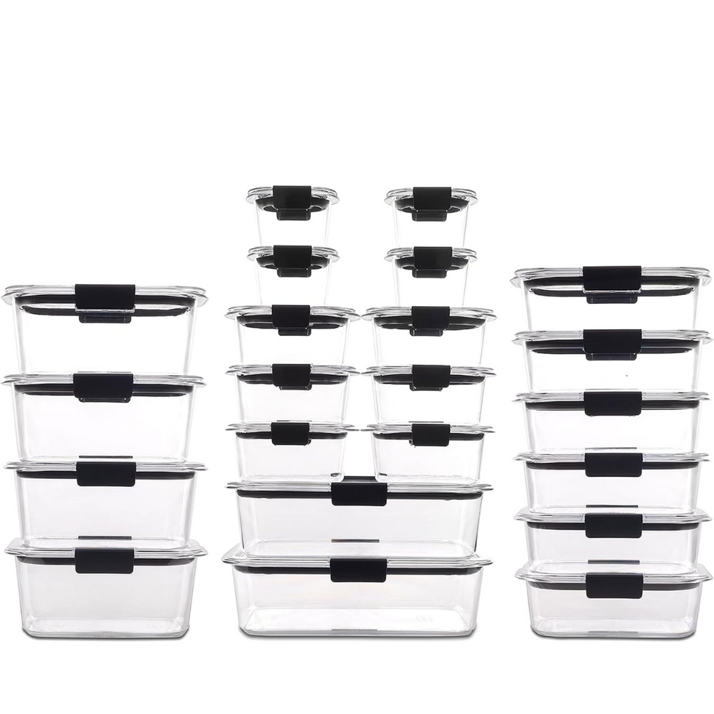 44-Delt BPA-fri Lufttætte Fødevareopbevaringssæt med Tæt Låg