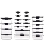 44-Delt BPA-fri Lufttætte Fødevareopbevaringssæt med Tæt Låg