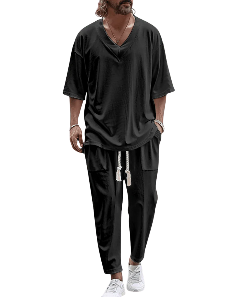 Completo Premium in Lino da Uomo – Eleganza Leggera e Comfort Naturale
