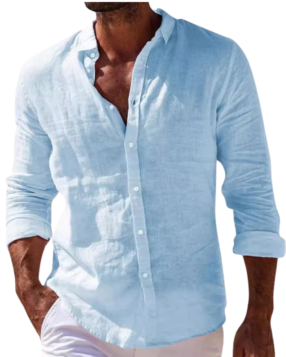 Camicia in Lino Elegante ANFINITE da Uomo
