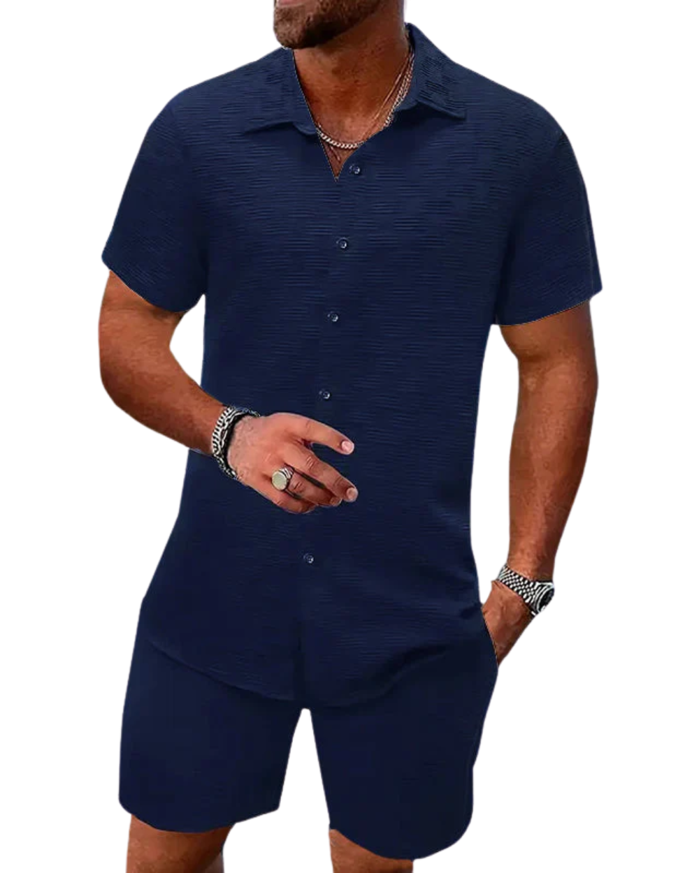 Completo Estivo Uomo 2 Pezzi – Comfort Leggero e Stile Raffinato