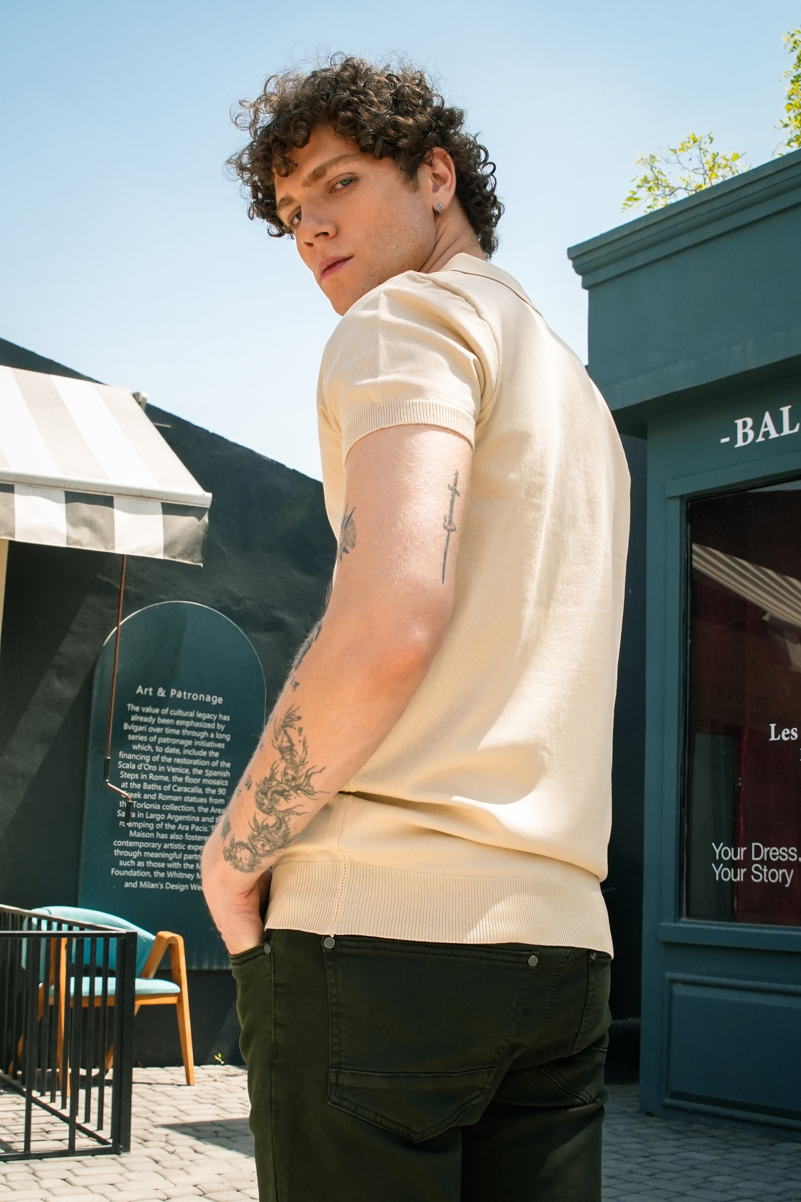 Polo Vigo con Struttura Micro-Mesh e Vestibilità Slim