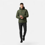 Chaqueta casual para hombre con capucha y corte holgado