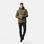 Chaqueta casual para hombre con capucha y corte holgado