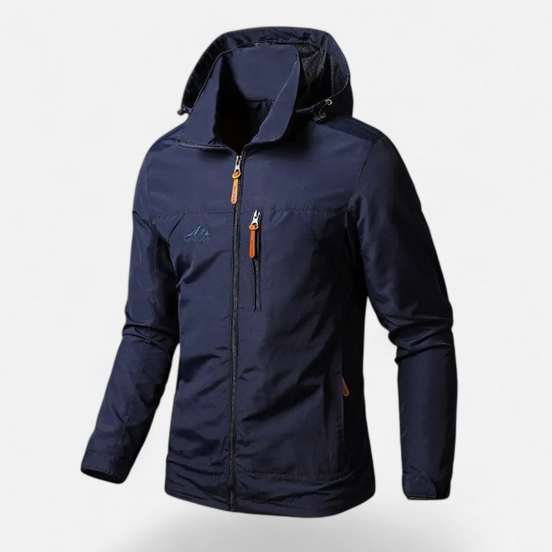 Chaqueta casual para hombre con capucha y corte holgado