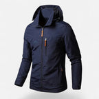 Chaqueta casual para hombre con capucha y corte holgado