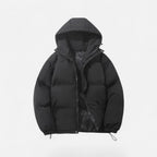 Giacca Trapuntata Uomo con Cappuccio e Zip Integrale