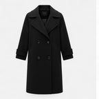 Cappotto Donna Doppiopetto in Misto Cashmere dal Taglio Sartoriale