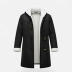 Cappotto Invernale Donna con Cappuccio e Bottoni