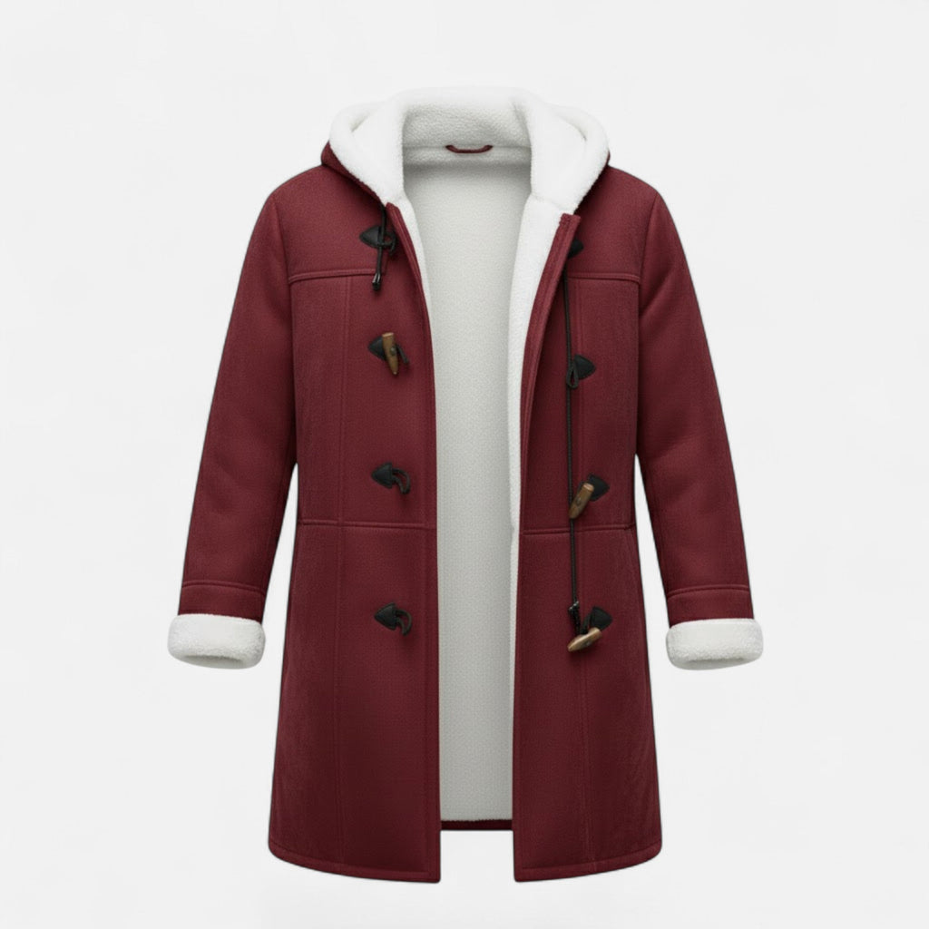 Cappotto Invernale Donna con Cappuccio e Bottoni