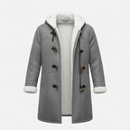 Cappotto Invernale Donna con Cappuccio e Bottoni