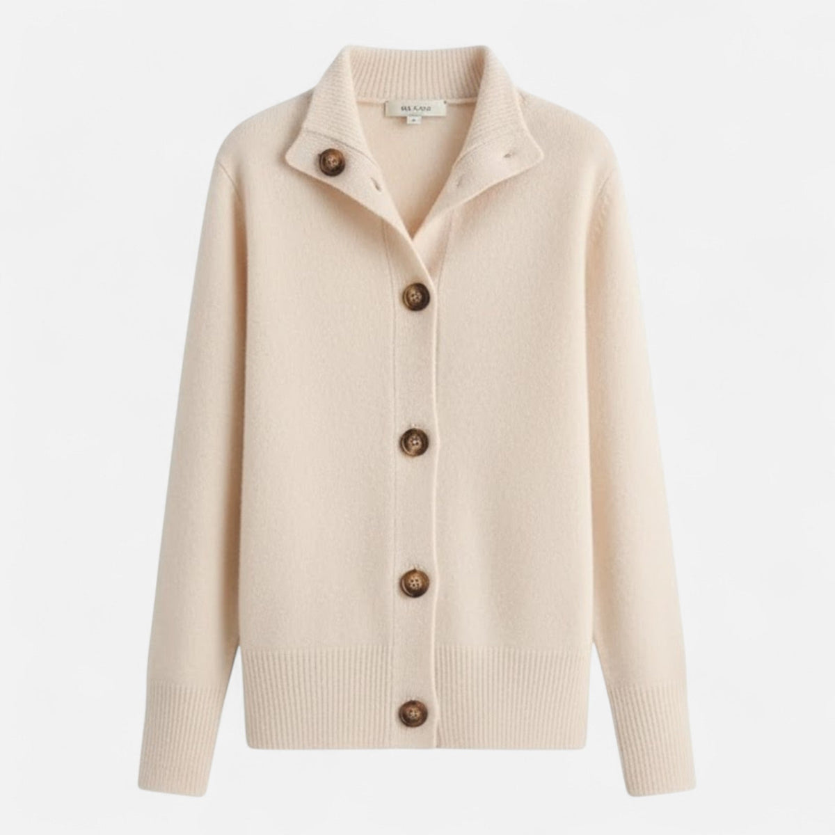 Giacca Corta Donna in Maglia con Collo Alto – Eleganza Raffinata e Comfort