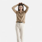 Giacca Corta Donna in Maglia con Collo Alto – Eleganza Raffinata e Comfort