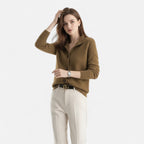 Giacca Corta Donna in Maglia con Collo Alto – Eleganza Raffinata e Comfort