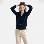 Giacca Corta Donna in Maglia con Collo Alto – Eleganza Raffinata e Comfort