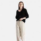 Giacca Corta Donna in Maglia con Collo Alto – Eleganza Raffinata e Comfort
