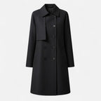 Trench Donna Midi in Misto Lana dal Taglio Elegante