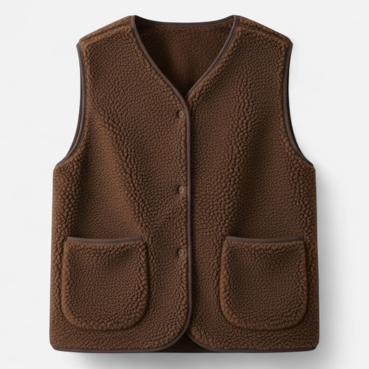 Gilet Donna Morbido in Misto Cashmere con Bottoni