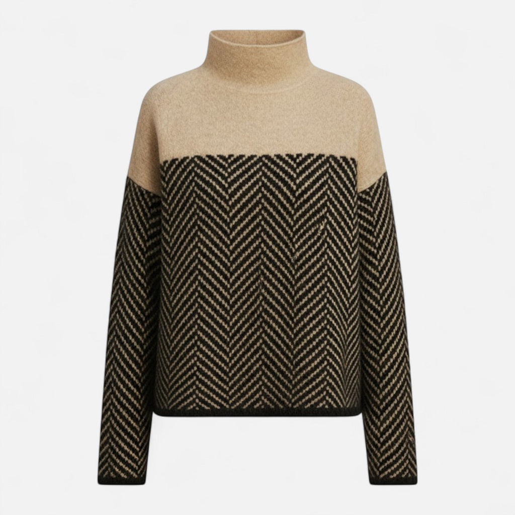 Maglione Donna in Lana a Collo Alto – Eleganza Senza Tempo e Comfort Invernale