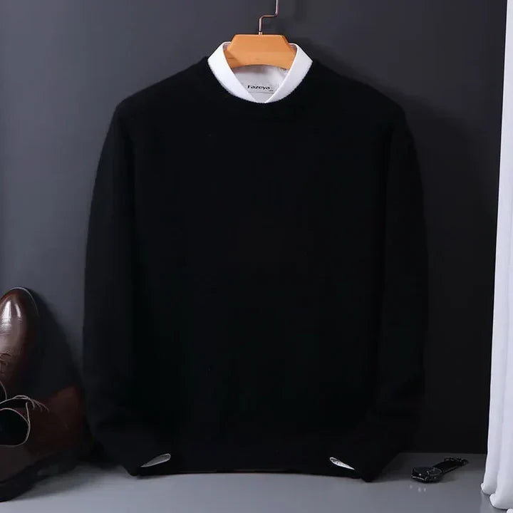 Maglione Uomo in Cashmere con Girocollo Classico