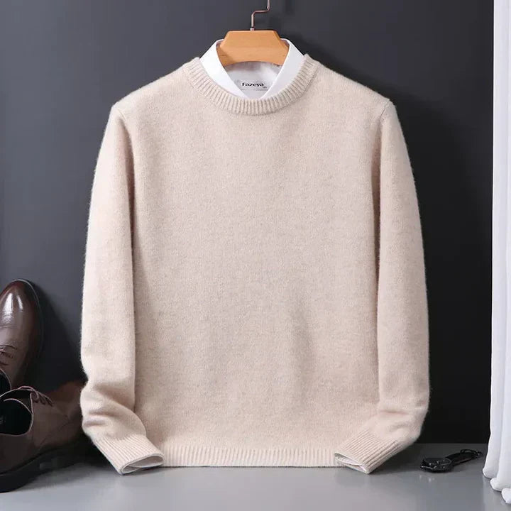 Maglione Uomo in Cashmere con Girocollo Classico