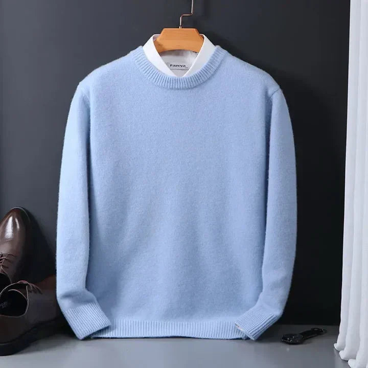 Maglione Uomo in Cashmere con Girocollo Classico