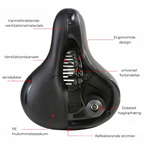 Sella Ergonomica per Bicicletta | Anti-Pressione, Confortevole & Adatta a Tutti