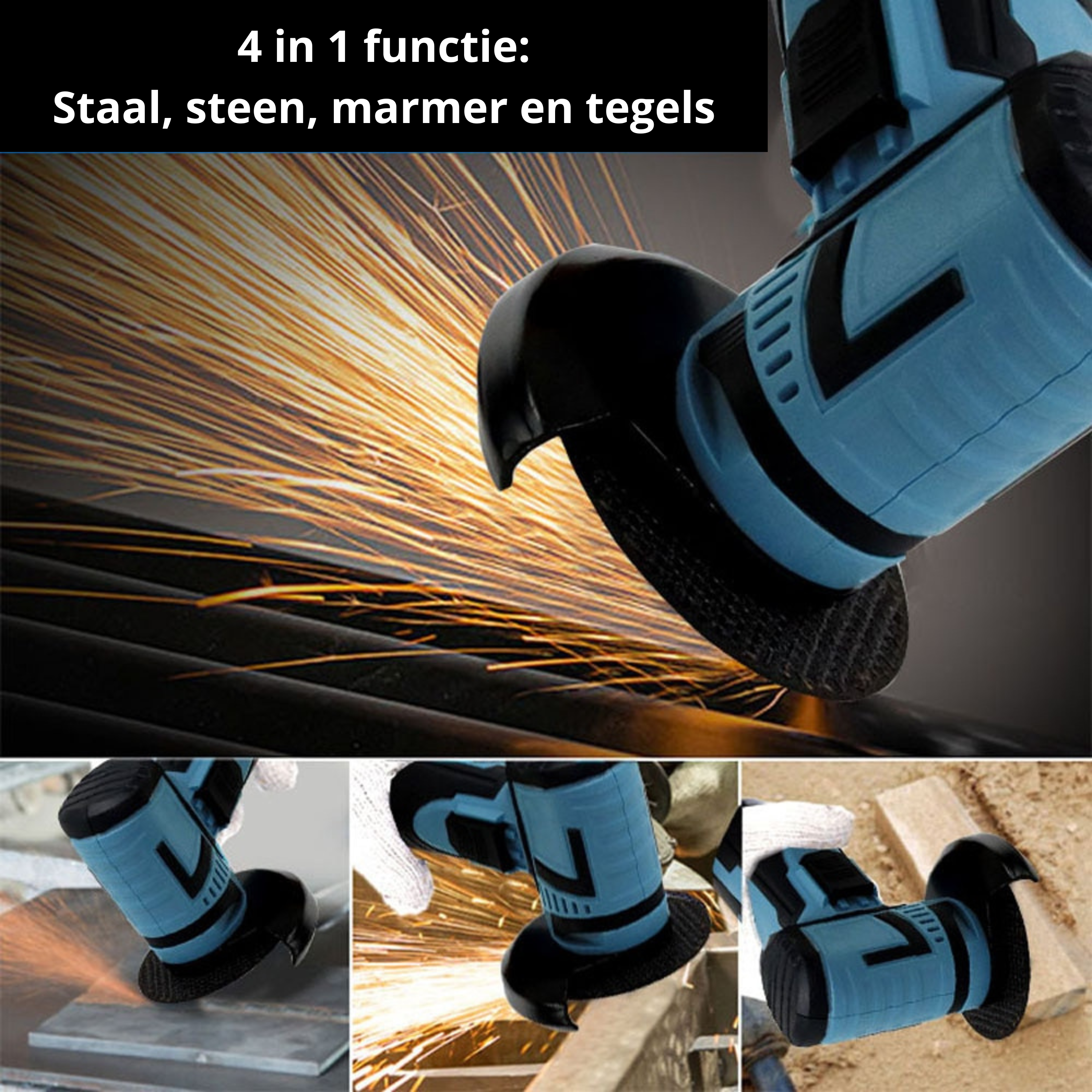 Smerigliatrice Angolare a Batteria ANFINITE 800W