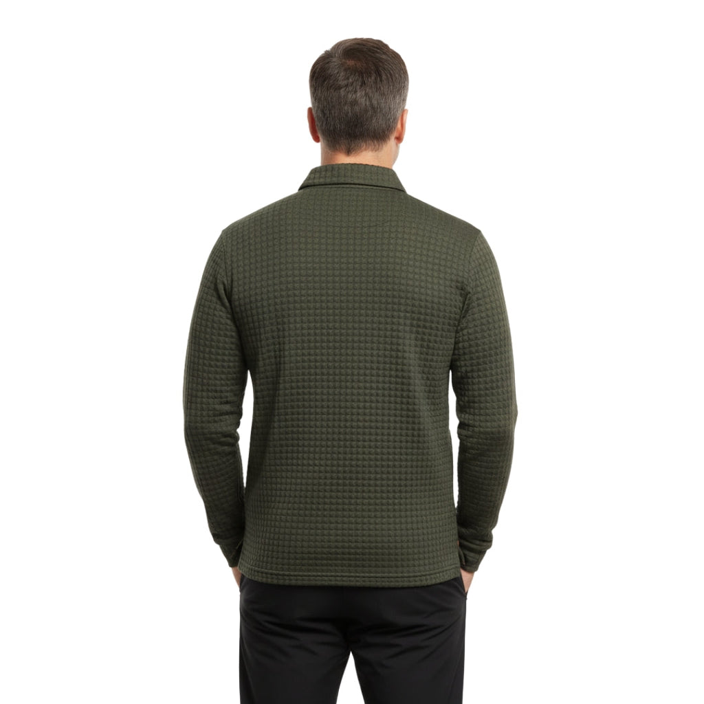ANFINITE – Polo Tattica Uomo | Maniche Lunghe | Asciugatura Rapida & Traspirante | Maglia Leggera Performance