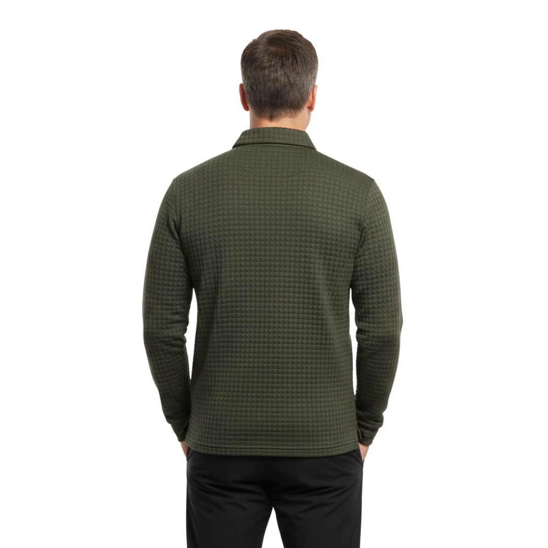 ANFINITE – Polo Tattica Uomo | Maniche Lunghe | Asciugatura Rapida & Traspirante | Maglia Leggera Performance