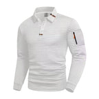 ANFINITE – Taktisk Polo Herre | Lange Ærmer | Hurtigtørrende & Åndbar | Letvægts Performance Trøje