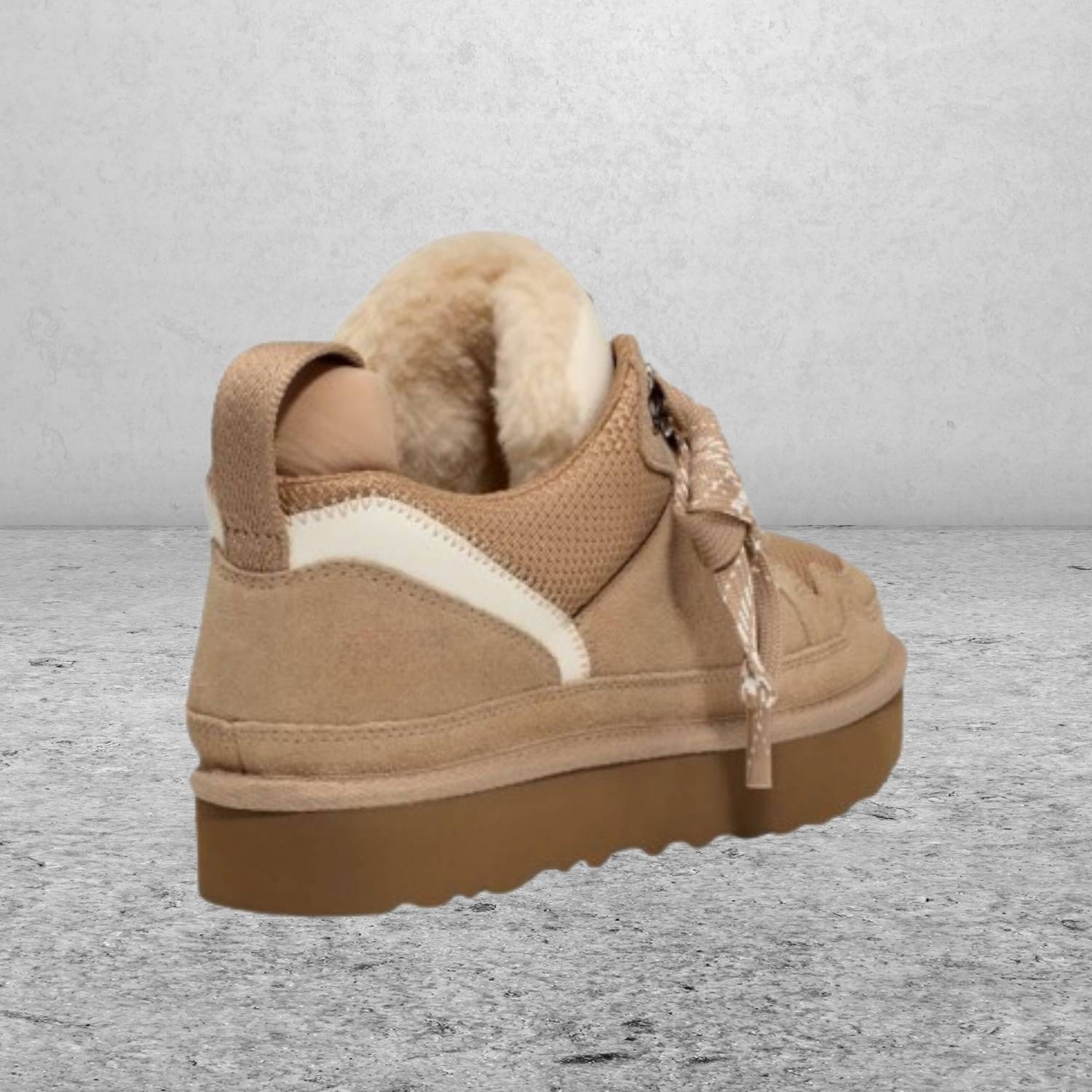 ANFINITE | Eksklusive Vandtætte Ruskind Vinterstøvler til Damer med Skridsikker Sål