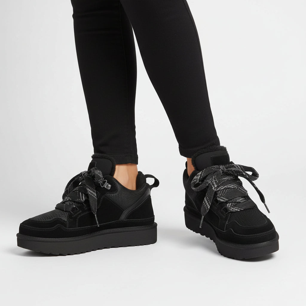 ANFINITE | Eksklusive Vandtætte Ruskind Vinterstøvler til Damer med Skridsikker Sål