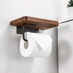 Porta Carta Igienica in Legno | Elegante & Funzionale