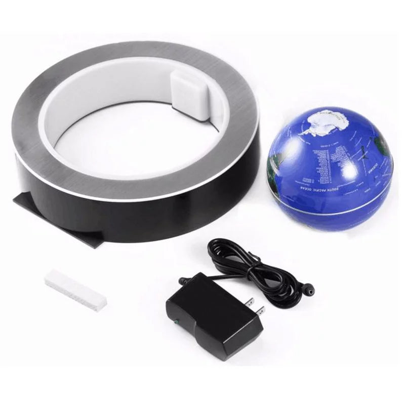 Svævende Verdenskuglelampe | Unikt blikfang til dit hjem