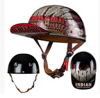 Casco per Moto Certificato DOT & ECE – Guscio in ABS Leggero con Rivestimento EPS Anti-Urto | Design Urbano a Profilo Basso & Visiera Protettiva UV